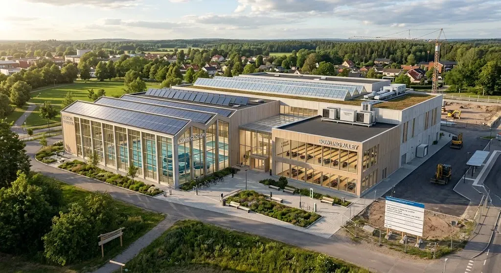 NCC awarded SEK 250 million contract by Örkelljunga Municipality for multi-use aquatic and leisure facility in Sweden