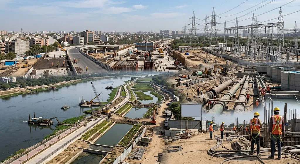 Delhi capital expenditure push prioritizes urban river restoration and civil infrastructure