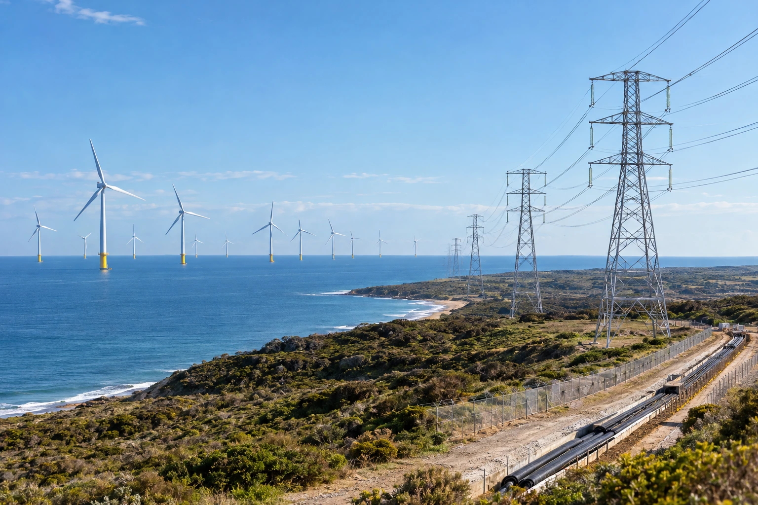 Victoria selects preferred partner for 2 GW offshore transmission link