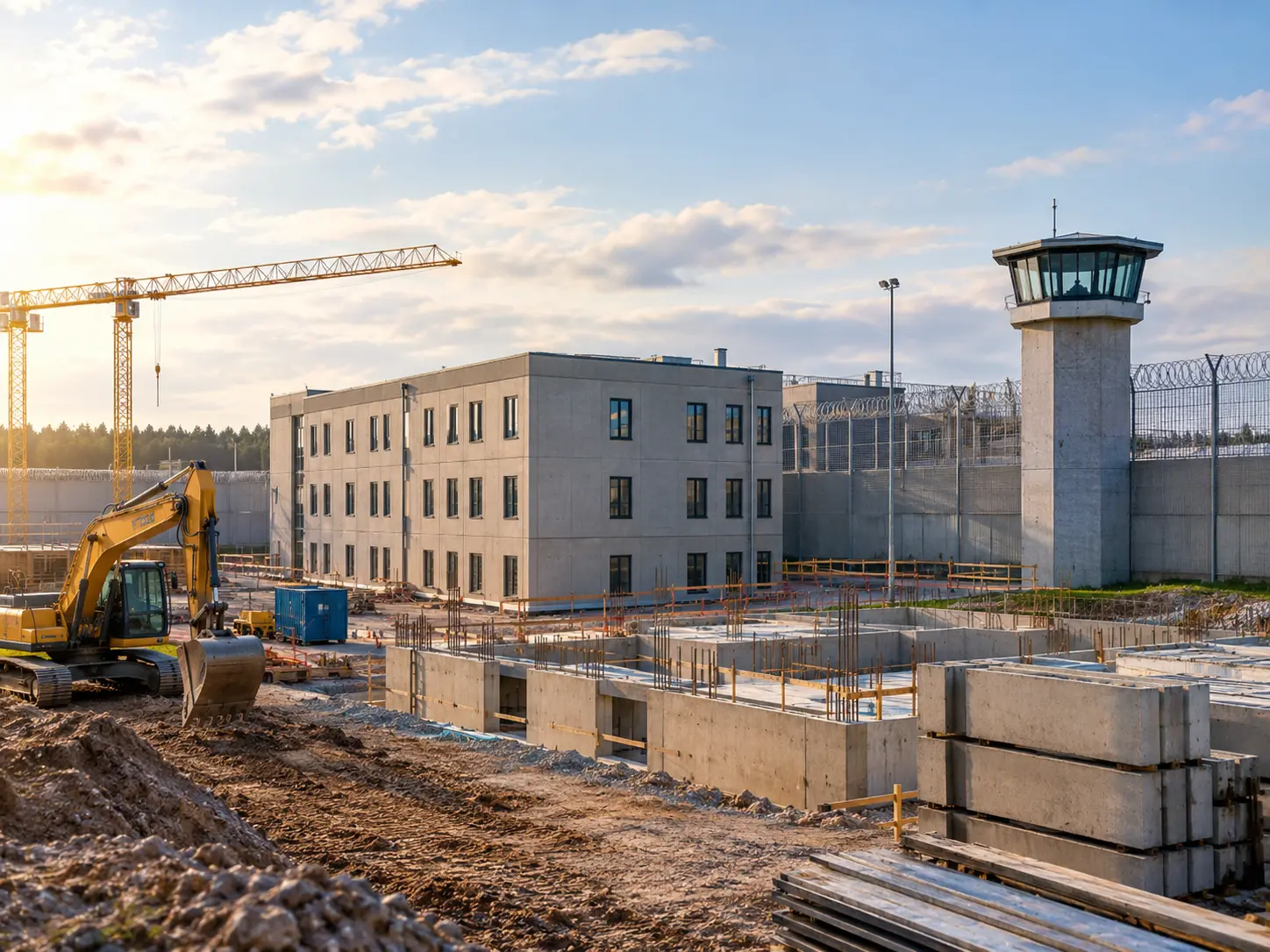 NCC advances final construction phase at Sweden’s Tidaholm prison complex